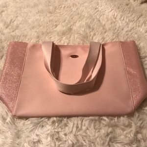 pink/sparkle Coach tote